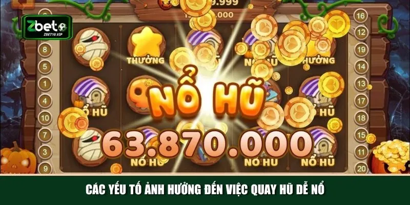 cac yeu to anh huong den viec quay hu de no Tổng hợp các yếu tố ảnh hưởng đến việc quay hũ của bạn